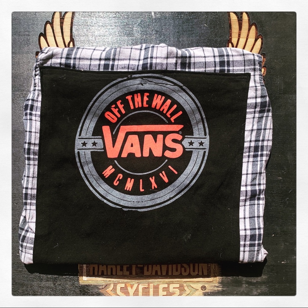 VANS UPCYCLED T SHIRT FLANNEL